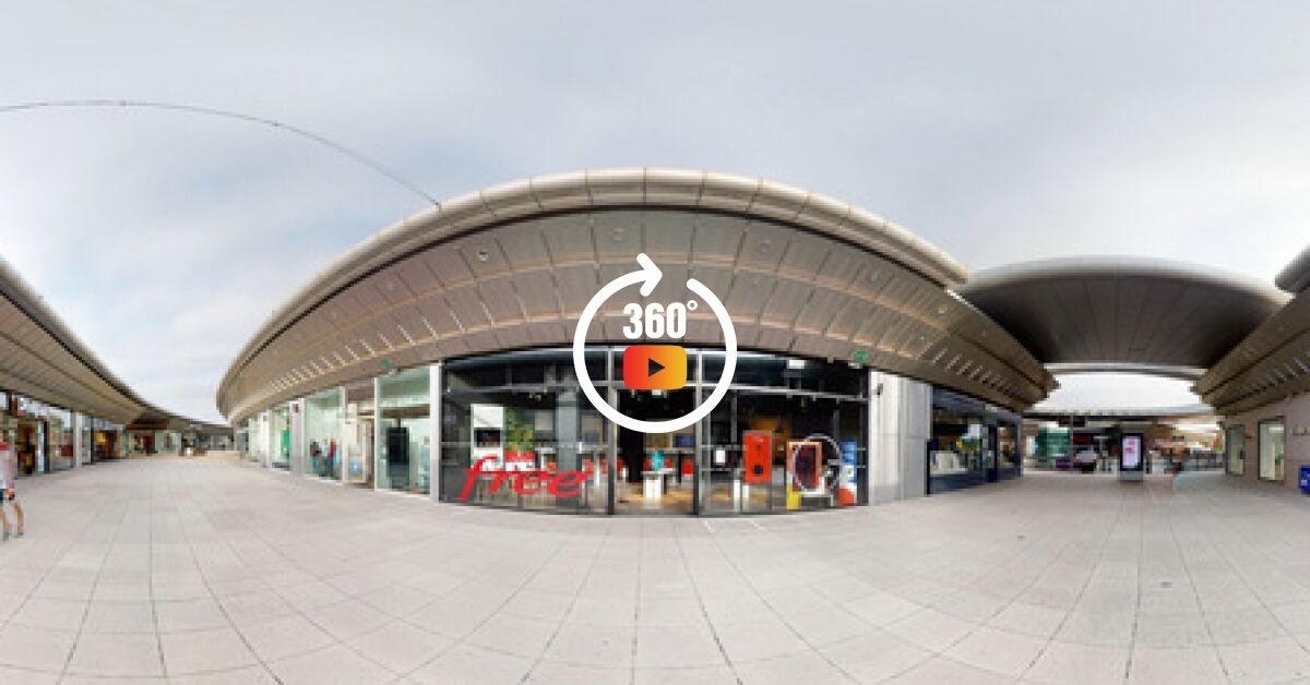 Boutique FREE Montpellier Odysséum visite virtuelle Klapty