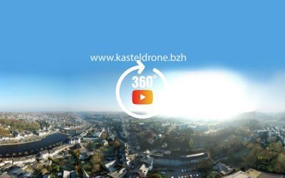 Chateaulin vue du centre à 360°