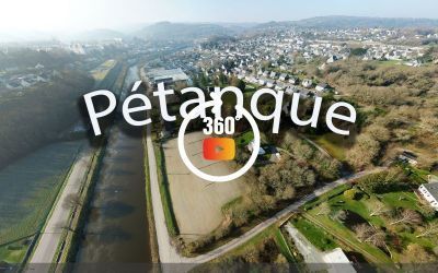 Châteaulin vue du nord-est à 360°