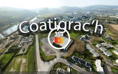 Châteaulin vue sud-est à 360°