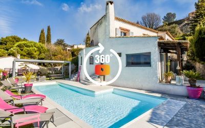 Aspremont - Villa rénovée avec vue panoramique