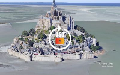 Survol Mont Saint-Michel