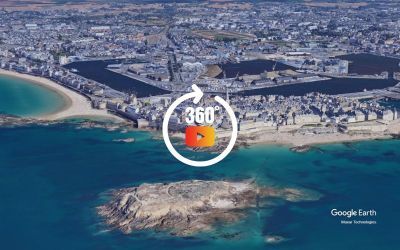 Survol de Saint-Malo