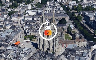 Survol de Quimper