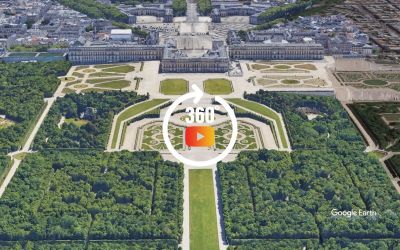 Survol du château de Versailles