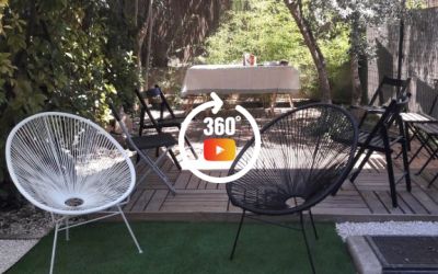 AIX CV A PIED T3, JARDIN TERRASSE PARKING