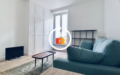 Batignolles - Studio meublé avec terrasse - Paris 17 ème