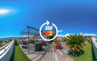 Appartement 6 pièces de 130m2 en toit terrasse à Juan les Pins 06