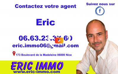 NICE MADELEINE. 3 PIECES 70M2 + TERRASSE 40M2 ET PARKING