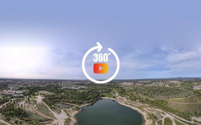 lac du crès - 360 aérien
