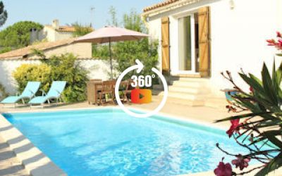 Puimisson villa France with pool for 12 month long term rentals
