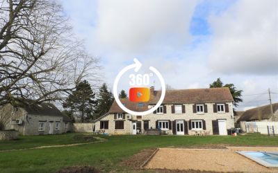 Ancien corps de ferme avec belle dépendance 388 m²