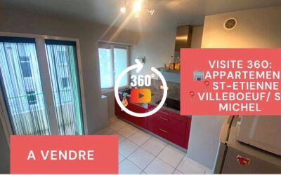 Visite virtuelle: F2 avec balcon, cave et grenier, Villeboeuf\/Saint-Michel, Saint-Etienne