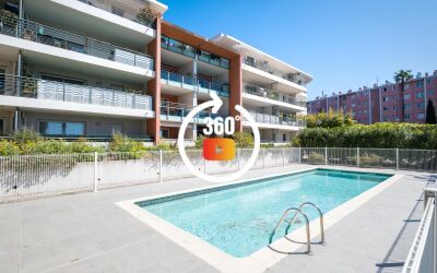 appartement 3 pièces en rdc avec vue mer et montagne